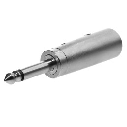 Wtyk Jack 6,3 - wtyk mikrofonowy XLR 3p