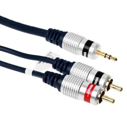 Przewód 2x RCA - mini jack stereo